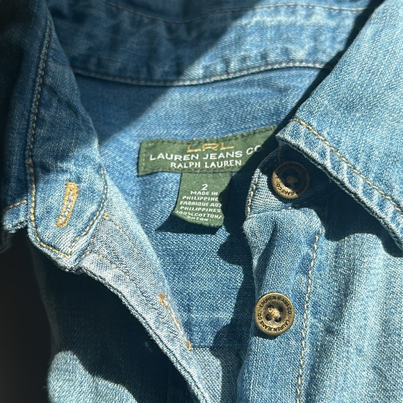 Ralph Lauren  Jean Shorts Romper - Picture 6 of 7